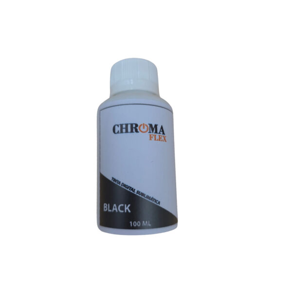 TINTA SUBLIMÁTICA CHROMA FLEX BLACK 100 ML