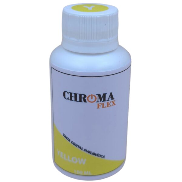TINTA SUBLIMÁTICA CHROMA FLEX YELLOW 100 ML